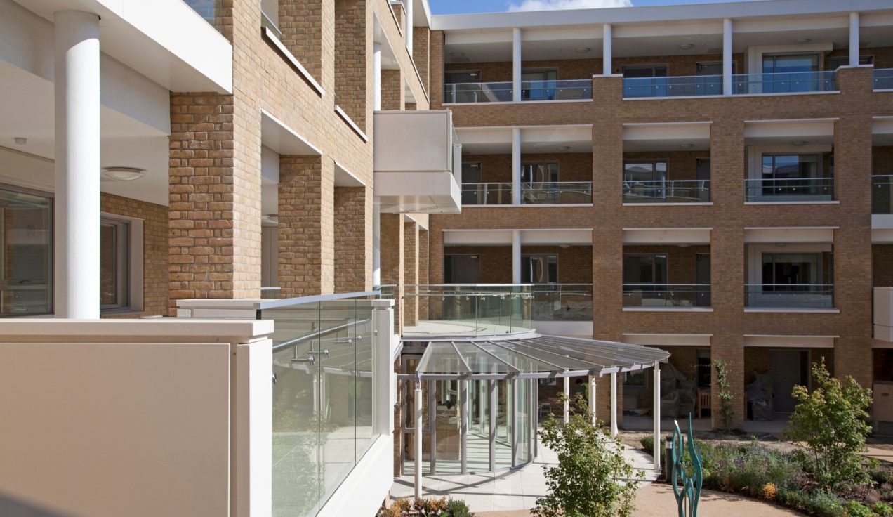 Christopher Boone's Almshouses - Internal glass balustrades 02