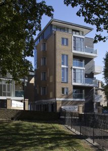 03 Christopher Boone’s Almshouses - Glass balustrade balconies