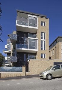 01 Christopher Boone’s Almshouses - Glass balustrade balconies