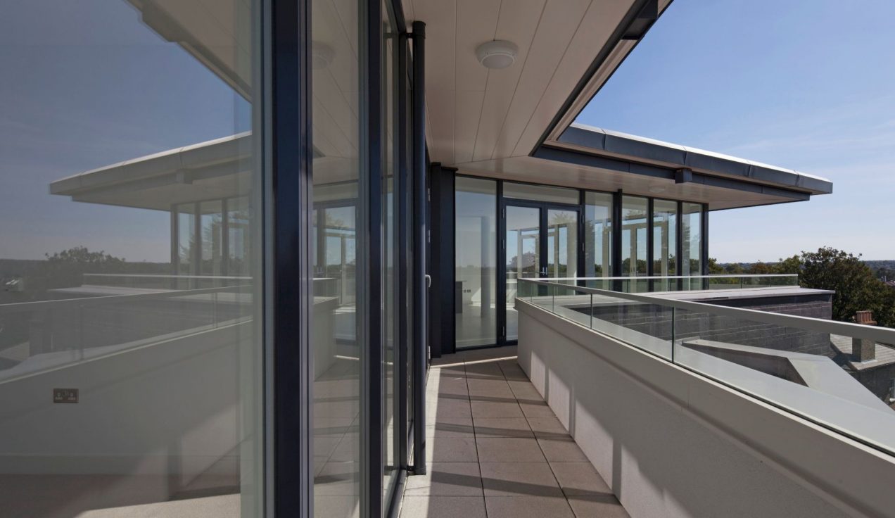 Christopher Boone's Almshouses - Balcony glass balustrades 07