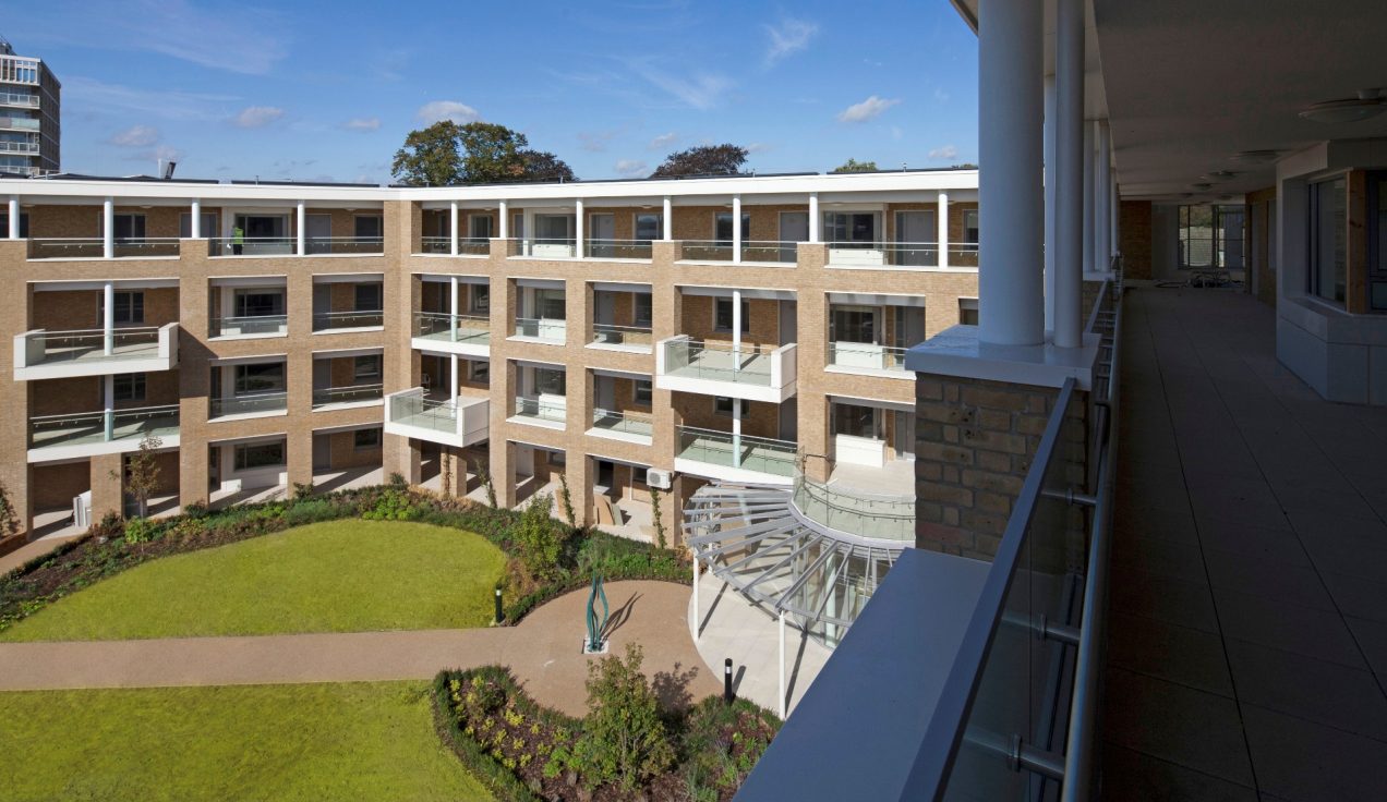 Christopher Boone's Almshouses - Internal glass balustrades 03