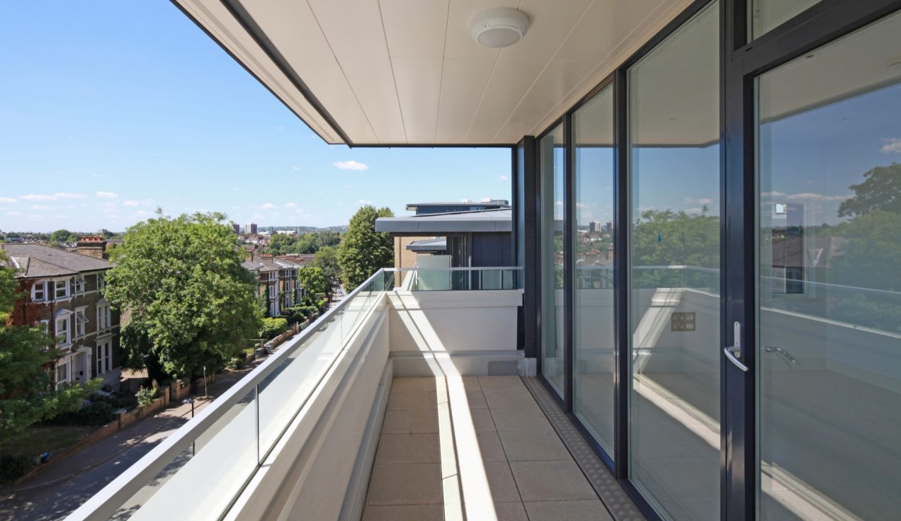 Christopher Boone's Almshouses - Balcony glass balustrades 06