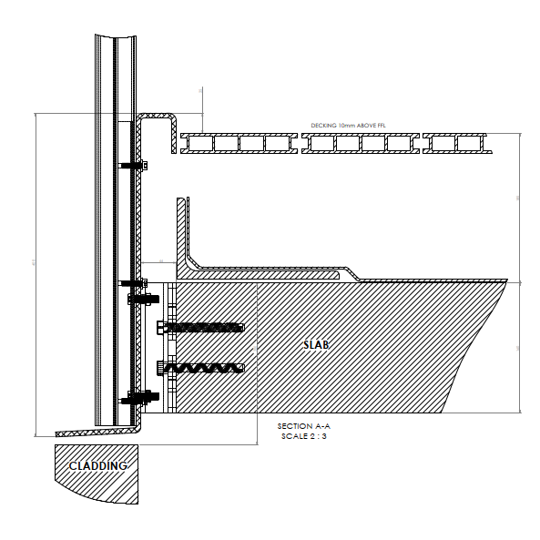 01 B50 Vertical Bar detail BA Systems