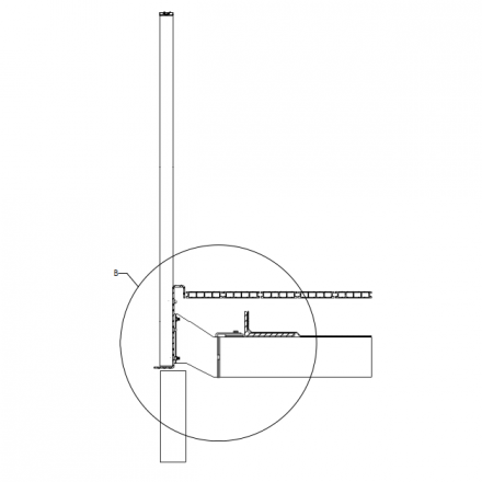 Bespoke fixing brackets for vertical bar balustrades