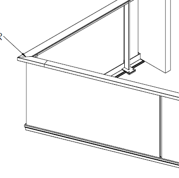 Welded Mitre on top cover 