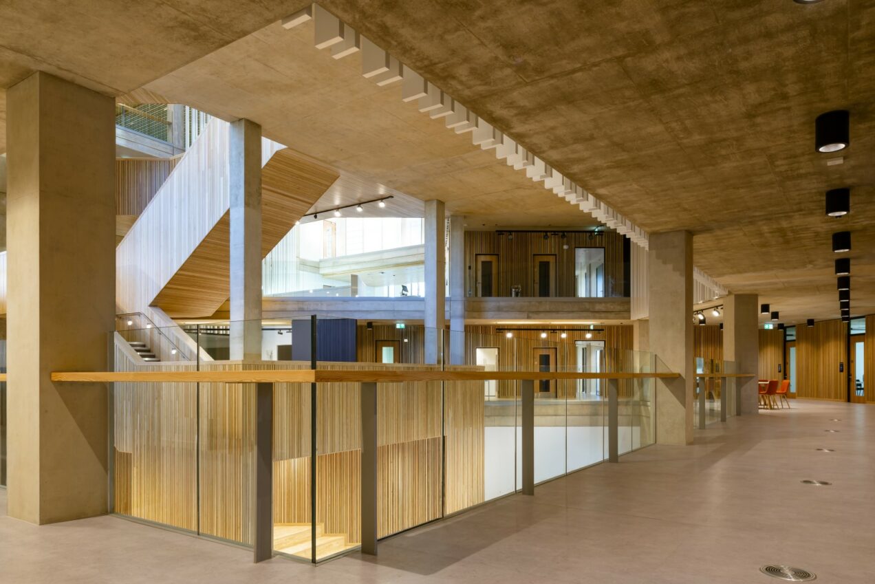 11 Internal View of Atrium Balustrade 