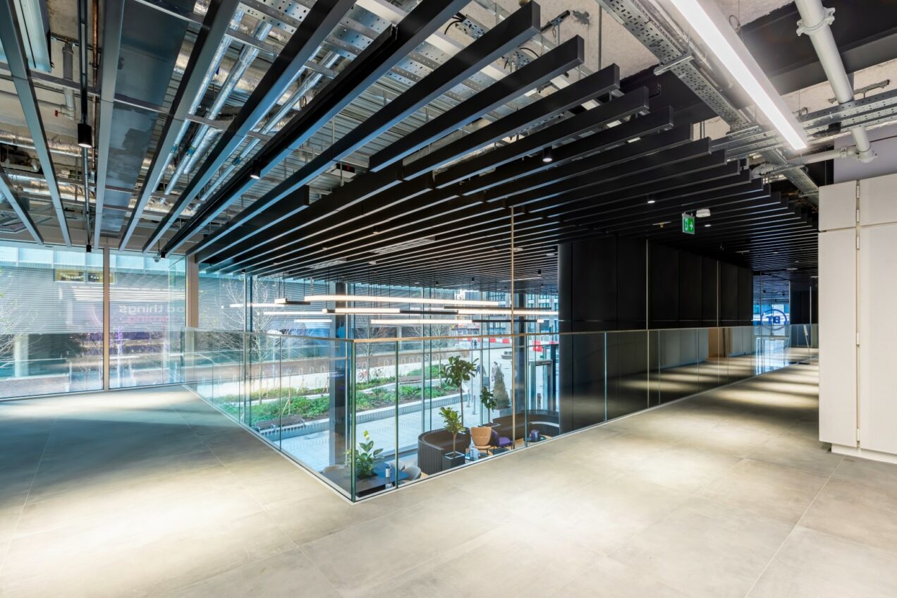 05 Interior Atrium View of Glass Balustrade