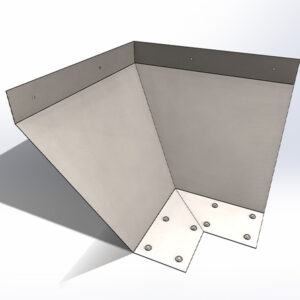 Stainless Steel Cavity Tray Internal Corner