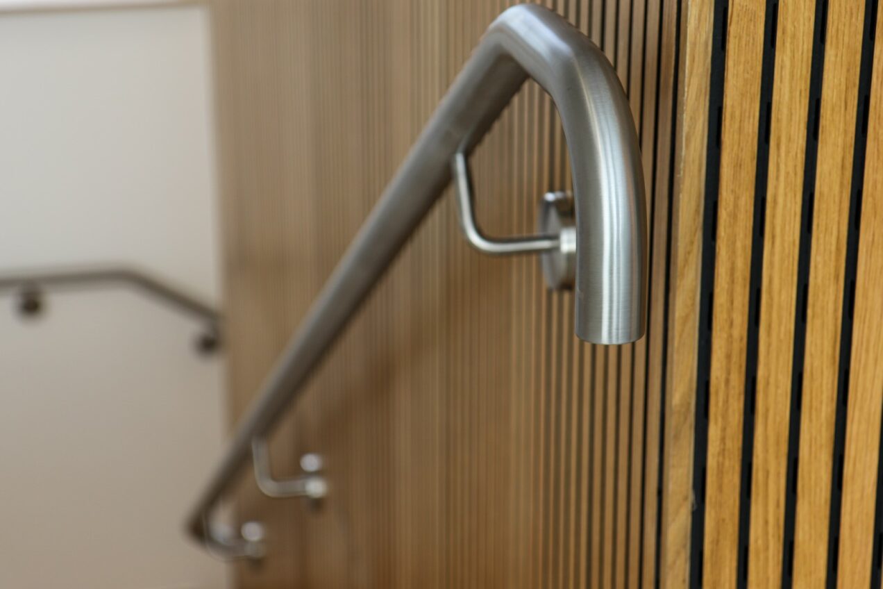 08 Close up of Wall Handrail with Bracket 