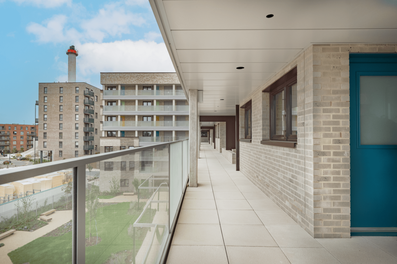 Harrow View East - A2 rated glass balustrade 02