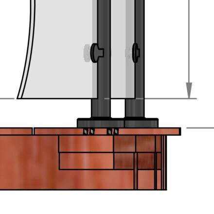 Base fixing detail 