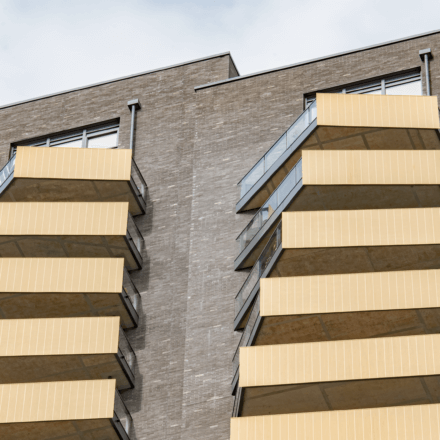 Curved balconies