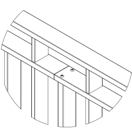 Double top handrail